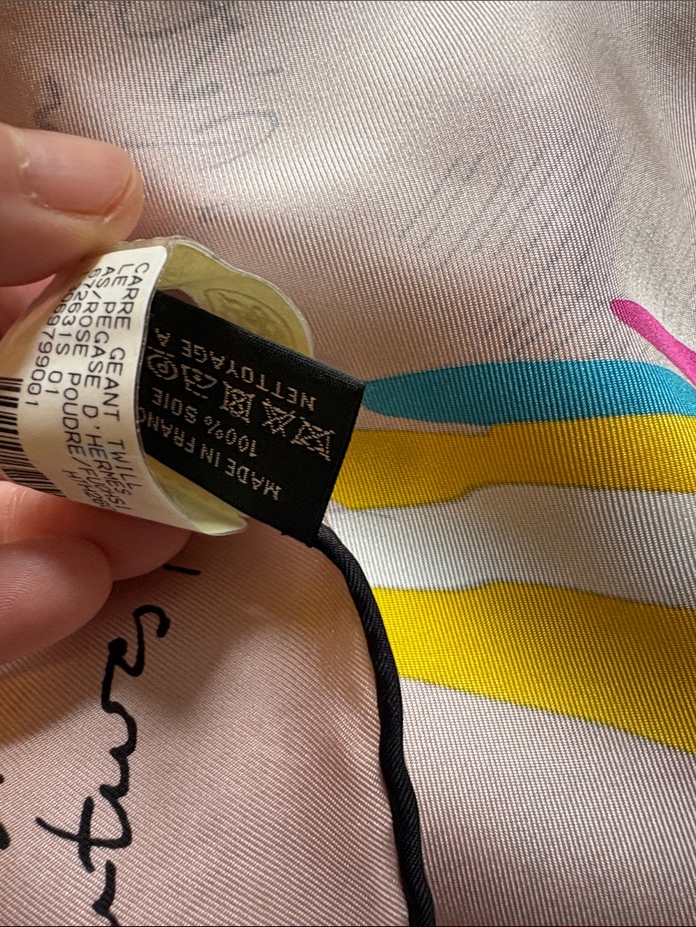Brand new hermes Le Pegase d'Hermès scarf 140 - Picture 11 of 11